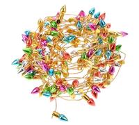 Vaguelly String Xmas String Light Garland Miniature Christmas String Light Doll House Hanging Light Mini Accessories LED LED Color Light Bulb Doll House Outdoor
