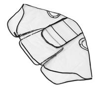 Vaguelly Stroller Rain Cover for Stroller Accessory Windproof Protection Travel Weather Shield Keeps Boy Girl Dry in Rainy Conditions Fits Pushchair and Pram Models