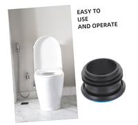 Vaguelly Thick Toilet Seal Ring Leak Rubber Gasket Odor Flange for Stink Pot Prevention Durable Closestool Accessory to Stop Sewage Smell and Toilet Wobble