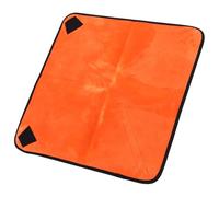 Vaguelly Thickened Fleece DSLR Camera Wrap 45X45Cm Protective Lens Pouch Black with Orange Velvet Interior Equipment Wrap for Mirrorless Cameras and Laptops