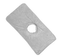 Vaguelly Thickened Massage Table Cover with Face Hole Soft Spa Facial Bed Sheet for Beauty Salon Comfortable Massage Table Headrest Cover Easy Clean Grey Pad