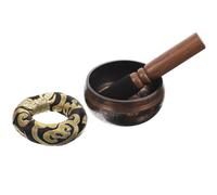Vaguelly Tibetan Singing Bowl Meditation Sound Bowl Yoga Cushion Gong Buddha Prayer Singing Buddhism Supply Random Color