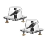 Vaguelly Tom Drum Kit Mount Clamp 2pcs Iron Drum Set Leg Base Holder for Floor Tom Mounts