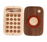 Vaguelly Tooth Keepsake Box Wooden Organizer for and Hair Creative Storage for Boys and Girls Memories for Boys and Girls