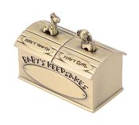 Vaguelly Tooth Keepsake Storage Box Metal Organizer for First Lost Tooth Retro Style Lightweight Design Adorable Animal Patterns for Baptism Birthdays and Christmas