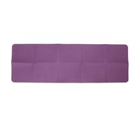 Vaguelly TPE Foldable Yoga Mat 183x61x0.6cm Portable Travel Fitness Mat Non-Slip Lightweight Exercise Cushion for Pilates and Outdoor Use with Dual Color Deep Purple Pink