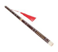 Vaguelly Traditional Handmade Brass Bamboo Flute Chinese Musical Instrument for Party Decoration Authentic Bamboo Flute Chinese Instrument for Home Party Supplies Random Style