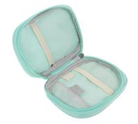 Vaguelly Travel Medicine Storage Compact Pill Organizer Bag for Hiking Business School Oxford Fabric