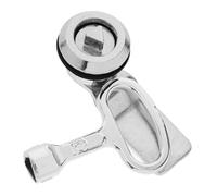 Vaguelly Triangular Lock for Garbage Can Durable Waste Bin Lock Set with Keys Easy to Use for Outdoor and Indoor Use Versatile Trash Bin Security