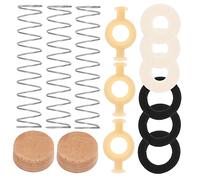 Vaguelly Trumpet Repair Kit Felt Washers and Valve Springs for Musical Instrument Maintenance Replacement Parts for Trumpet Accessories