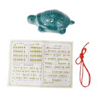 Vaguelly Turtle Shape Ocarina Flute for Beginners Portable Wind Instrument Melodious Design Dark Green Music Lovers and Students