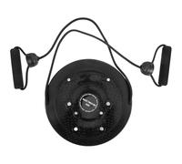 Vaguelly Twisting Waist Disc Slimming Rotating Board with Magnetic Foot Massage and Pull Rope, Household Fitness Exercise Plate for Female Waist Sculpting and Body Shaping (Black)