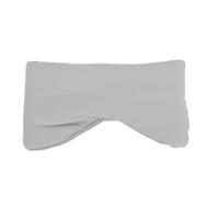 Vaguelly Two-in-one Sleep Mask with Ear Muffs, Light Blocking Blindfold in Cloud Gray, Cooling Ice Silk Eye Cover for Travel and Bright Environments, Noise Isolation for Deep Rest