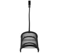 Vaguelly U-shaped Metal Microphone Windscreen Pop Filter Shield for Recording and Streaming - Large Black Vocal Mic Windshield Cover Compatible with Studio and Handheld Condenser Mics