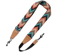 Vaguelly Ukulele No Drill, J Hook Clip Ukulele Shoulder Length Adjustable Neck, Cotton Woven Belt for Soprano, Concert, Tenor, Small Guitar