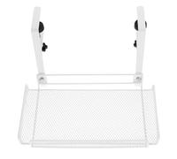 Vaguelly Under Desk Cable Organizer Tray White Small Cable Socket Bracket for Office Desk Wire Management and Power Cord Storage Holder
