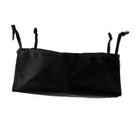 Vaguelly Under Seat Wheelchair Storage Bag for Seniors, Portable Waterproof Polyester Organizer, Movable Rolling Walker Basket and Accessories Carrier for Folding Walkers