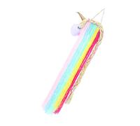 Vaguelly Unicorn Hair Clips Holder for Wall Hanging Hair Accessories Organizer Woolen Cotton Rope Modern and Simple Design for Room