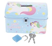 Vaguelly Unicorn Piggy Bank Cartoon Coin Bank for Boy Girl Girls Boys Storage for Saving Money Smooth Surface Fits Standard Coins Birthdays Special Occasions