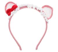Vaguelly Unique Handmade Cat Ear Hairband Crochet Yarn Headwear Gentle Yarn Stylish for Ladies Headband for Events