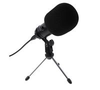 Vaguelly Usb Condenser Microphone Adjustable Stand Podcasting Live Recording Gaming Mic Random Style