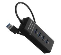 Vaguelly Usb Hub Ports Material High Speed Multi Port Hub Splitter for Laptop Desktop Usb Adapter for Power Usage