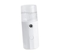 Vaguelly Usb Rechargeable Nano Facial Mist Sprayer Cool Mist Moisturizing Device for Face Hydration and Skincare Suitable for Travel and Personal Use White
