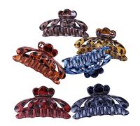 Vaguelly Valentine's Day Birthday Party Essential 6pcs Jaw Clip Hair Clips Styling for Women