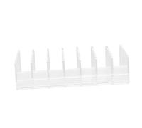 Vaguelly Vertical Makeup Organizer with Transparent Dividers Multi Eye Makeup Palette Storage for Vanity Bathroom and Bedroom for Clutter Reduction and Easy Access