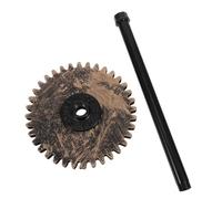 Vaguelly Vintage Industrial Black Iron Kitchen Paper Towel Holder Multifunctional Freestanding Rustic Pipe Design for Paper Towels and Plastic Wrap Space-saving Dispenser for Kitchen