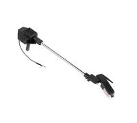 Vaguelly Vintage Record Player Accessories Turntable Tonearm Replacement in Black Abs and Metal, Lightweight Design with Easy Installation for Gramophone Tonearm Maintenance and Repair