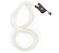 Vaguelly Violin Bow Hair Tail Hair for Professional String Instrument Repair Durable and Classic Color for Home and School Use