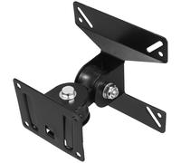 Vaguelly Wall Mount Bracket for -26 Inch Adjustable Tilt Swivel Flat Screen TV Wall Mount Black Thickened Iron for Home and Office