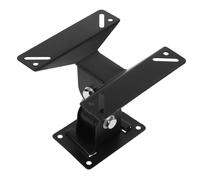 Vaguelly Wall Mount Tv Bracket for Monitors and Tvs Swivel Tilt Iron Frame Black Fixed Screen Stand for Living Bedroom Office Use