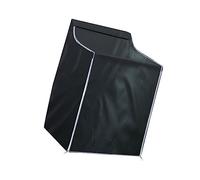 Vaguelly Waterproof Black Oxford Cloth Washing Machine Cover Dryer Water Cover Protector with Rust Protection for Washer Dryer Balcony Awning Use 75x73x88/110cm