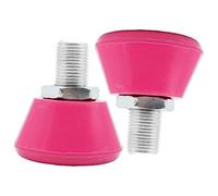 Vaguelly Wear-resistant Roller Skate Toe Stops Adjustable Rubber Brakes with Bolt for Quick Stopping Professional Skate Supplies for Comfort Stability