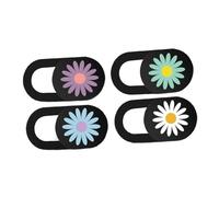 Vaguelly Webcam Cover Slide for Laptop Tablet Daisy Pattern Ultra Thin Privacy Shield Protects Front Camera from Spying and Dirt