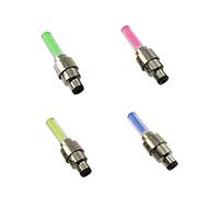 Vaguelly Wheel Lights 2pcs Yellow Plastic for Car and Motorcycle Valves