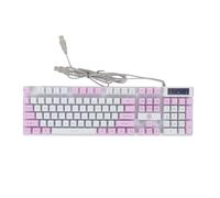 Vaguelly Wired Mechanical Keyboard for PC Rgb Backlit Lights Gaming Keyboard Lights for Typewriters Gamers and Office