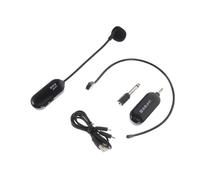 Vaguelly Wireless Headset Microphone Earhook for Mic Voice Amplifier Compatible Plug and Play Metal Wire Design