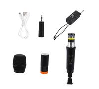 Vaguelly Wireless Microphone System Receiver Professional Stage Karaoke Mic Set Handheld Dynamic Mic for Home and Computer Use Cardioid Design 2-Piece Set