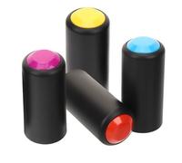 Vaguelly Wireless Microphones 4pcs Wireless Mic Battery Screw on Caps Microphone Cover Compatible for PGX24/SLX24/PG58 Style A Wireless Microphone