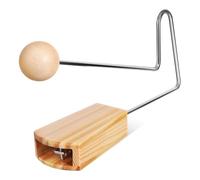 Vaguelly Wood with Polished Surface and Sl ppearance Musical Percussion Instrument Vibraslap Latin Rhythm Instrument for Beginners and Professionals in Concerts or Stage Performances