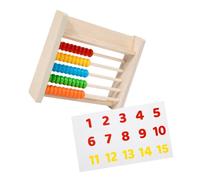 Vaguelly Wooden Arithmetic Abacus with Number Cards for Beads Counting for Preschool Math Learning Educational Stem to Develop Logical Thinking and Critical Skills for Boys
