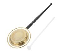 Vaguelly Wooden Fish Copper Chime Temple Tool for Buddha Utensil Delicate Chime Instrument for Dharma Ritual Utensil in Buddhist Temple