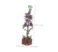 Vaguelly Wooden Flower Puzzle DIY Violet Bouquet Building Blocks with Vase Solid Wood Craft Kit for Adults Artistic Desk Decor Brain Teaser and Family Bonding Activity