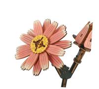 Vaguelly Wooden Flower Vase Puzzle Daisy Bouquet DIY Craft Kit Beginner-friendly Sustainable Wood Jigsaw Model for Holiday Birthday Home Office Table Decoration