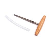 Vaguelly Wooden Handle Guitar Repair Tool Electric Guitar Accessories Bridge Pin Guitar Tool T-Handle for Extra Leverage
