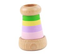 Vaguelly Wooden Kaleidoscope for Ages Educational Developmental Beech Wood Kaleidoscope with Large Lens Stimulates Imagination and Scientific Interest Color Two