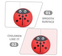 Vaguelly Wooden Ladybird Yo Yo for Sturdy Handcrafted Wood Plaything with Smooth Edges Wrist Exercise Educational Ball for Childrens Hand Eye Coordination and Portable Outdoor Fun